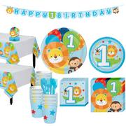 Blue One is Fun 1st Birthday Party Kit